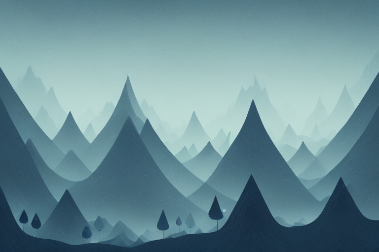 A dark and mysterious landscape