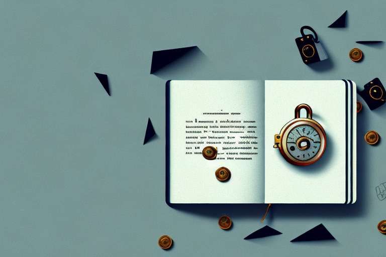 A mysterious book with a combination lock