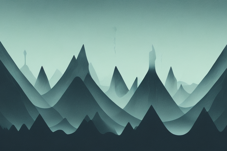 A dark and mysterious landscape