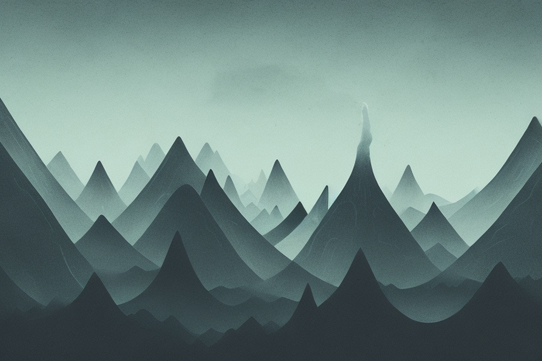 A dark and mysterious landscape