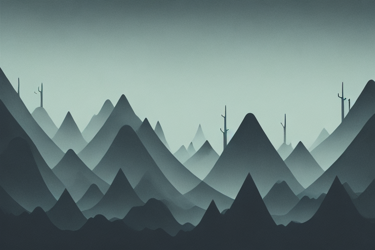 A dark and mysterious landscape