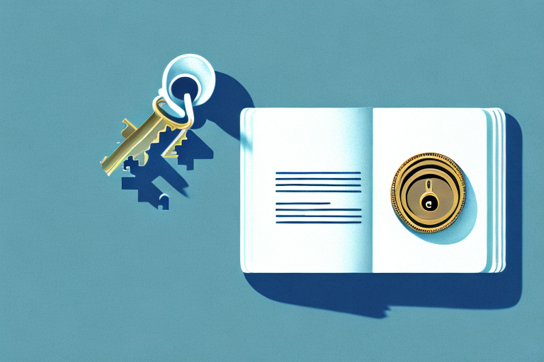 A mysterious book with a keyhole in the center