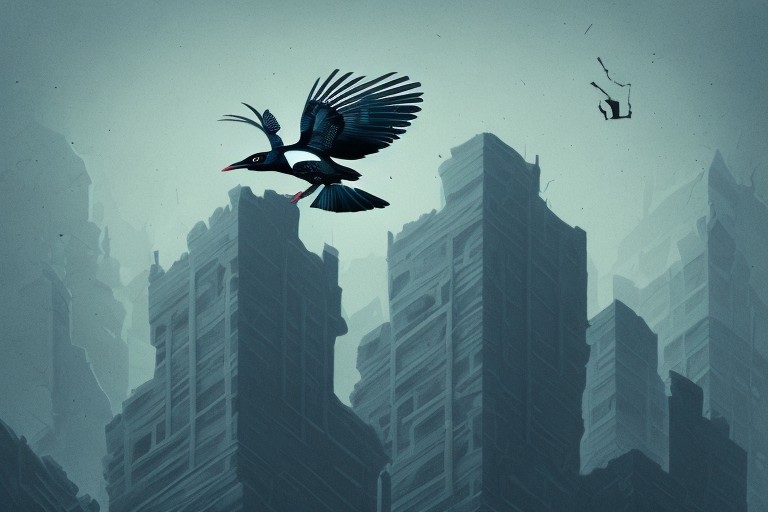 A dark and mysterious landscape